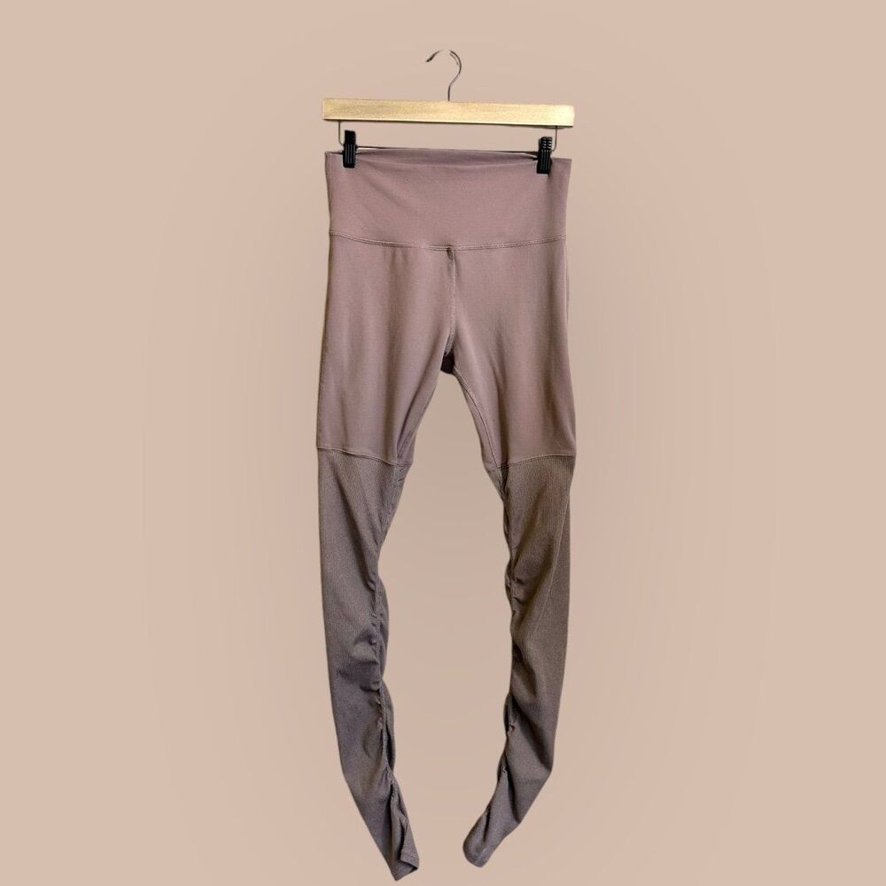 Alo Yoga Airbrush High-Waist Highlight Goddess Legging Dusty Rose L